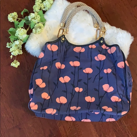 TORY BURCH Linen Tote - Picture 3 of 15